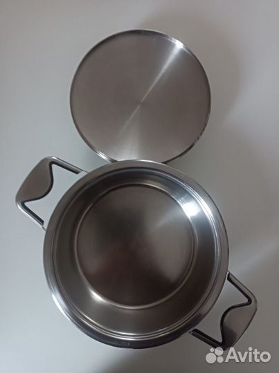 Кастрюля из нержавейки бу