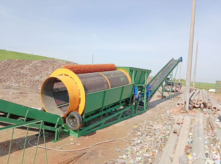 Сортировочный комплекс на базе барабанного грохота