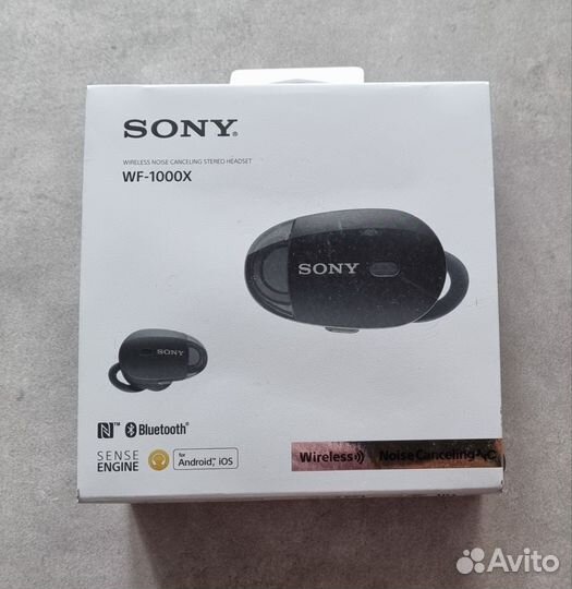 Беспроводные наушники sony WF-1000X