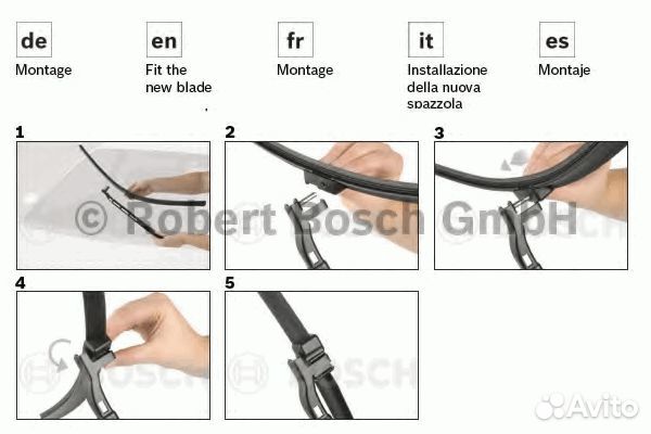 Щетки стеклоочистителя бескаркасные aerotwin 650/6