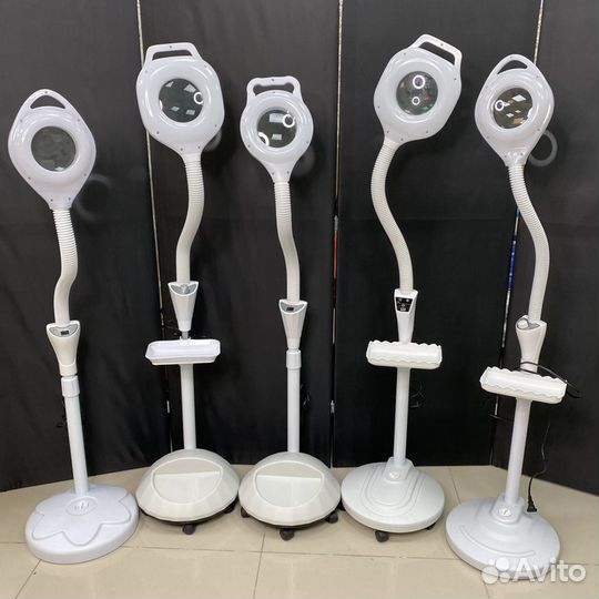 Лампа лупа напольная