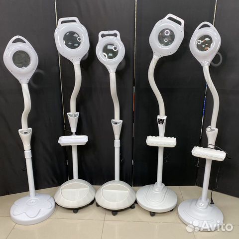 Лампа лупа напольная