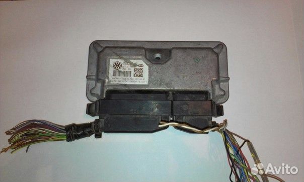 Блок управления двигателя volkswagen Polo 1.4 бенз