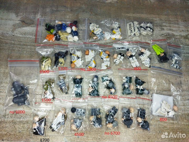 Lego star wars и super heroes минифигурки