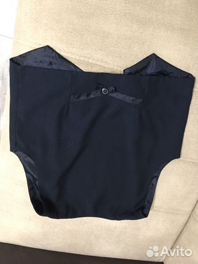 Жилет темно-синий школьный