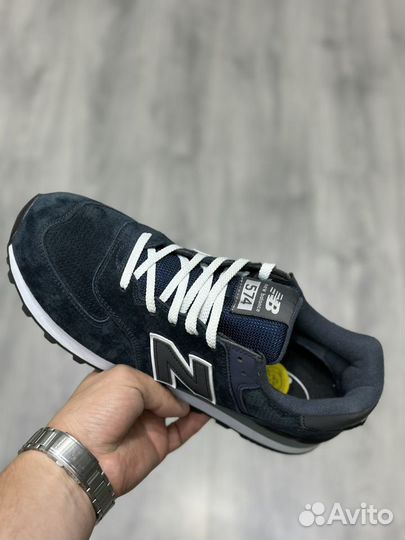 Кроссовки New Balance 574 синие мужские большие