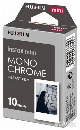 FujiFilm Instax mini Film Monochrome 10