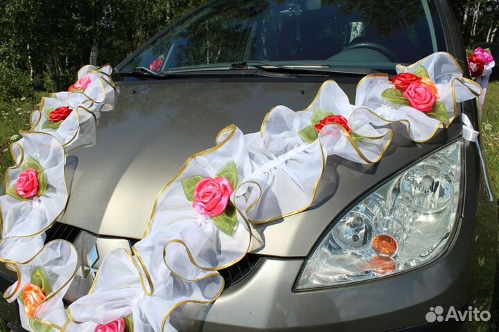 Свадебные украшения для машин