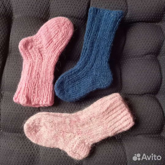 Теплые детские носки, шерсть, ангора
