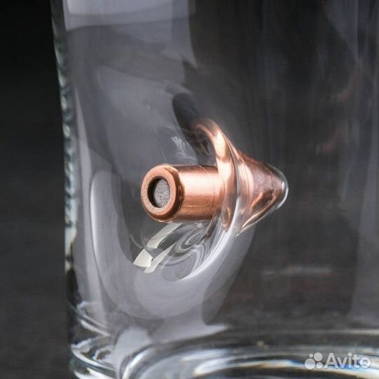 2 шт. Стакан 'Непробиваемый', с пулей, для виски