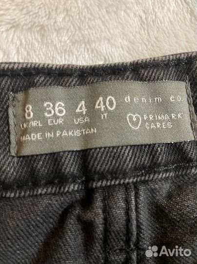 Джинсовые шорты primark cares