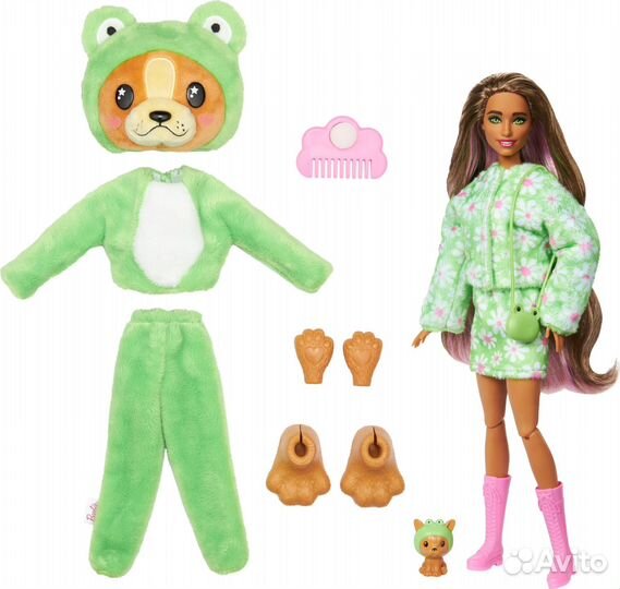 Barbie Cutie Reveal Frog as Puppy Лягушка/собачка