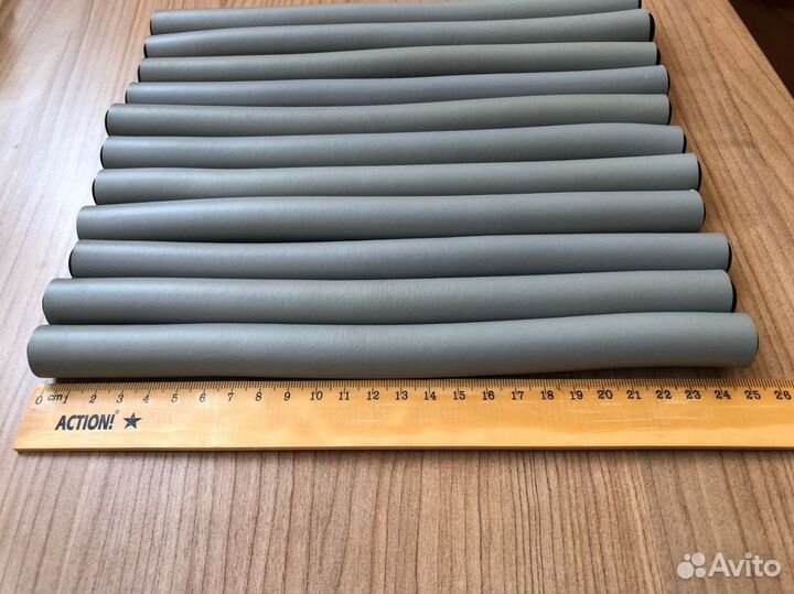 Бигуди бумеранги 25 см, 17 шт набор