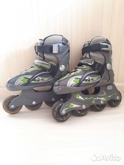 Роликовые коньки раздвижные р.31-36 Re:action abec