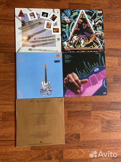 Def Leppard, Dire Straits, AC/DC LPs