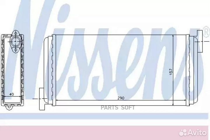 Радиатор отопителя mercedes-benz 190-series W201