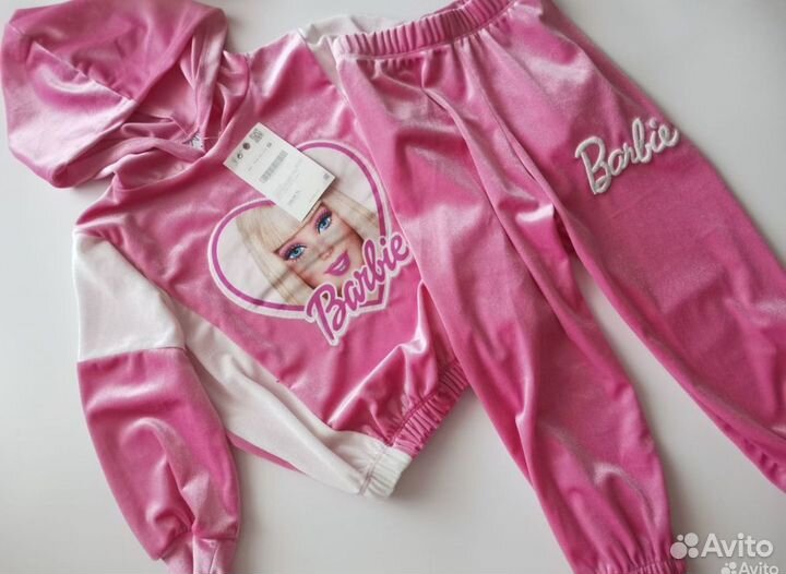 Костюм Barbie велюровый Zara Турция