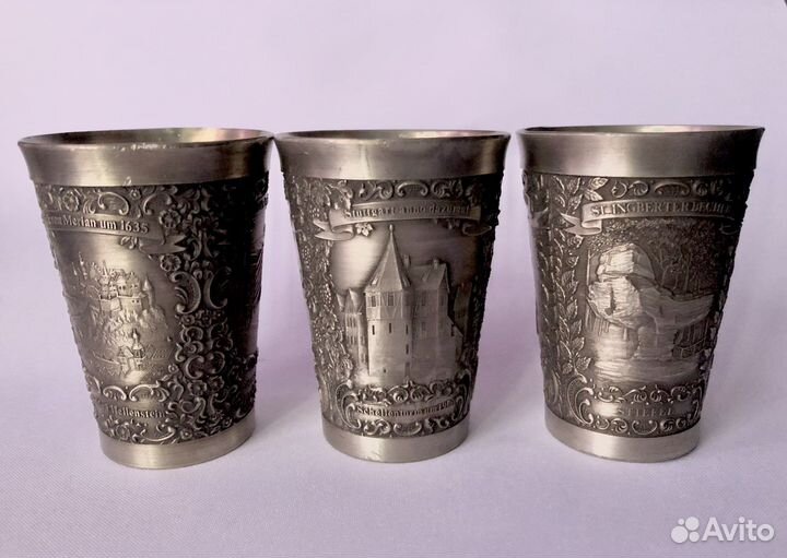 Оловянные бокалы 