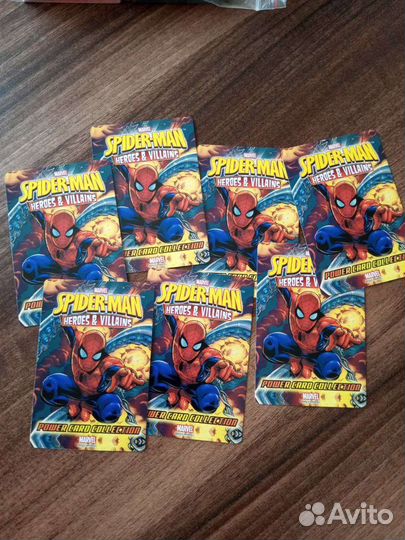 Карточки человек паук герои и злодеи