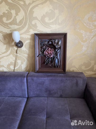 Картина из кожи