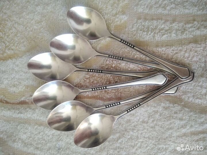 Мельхиоровые чайные ложки СССР