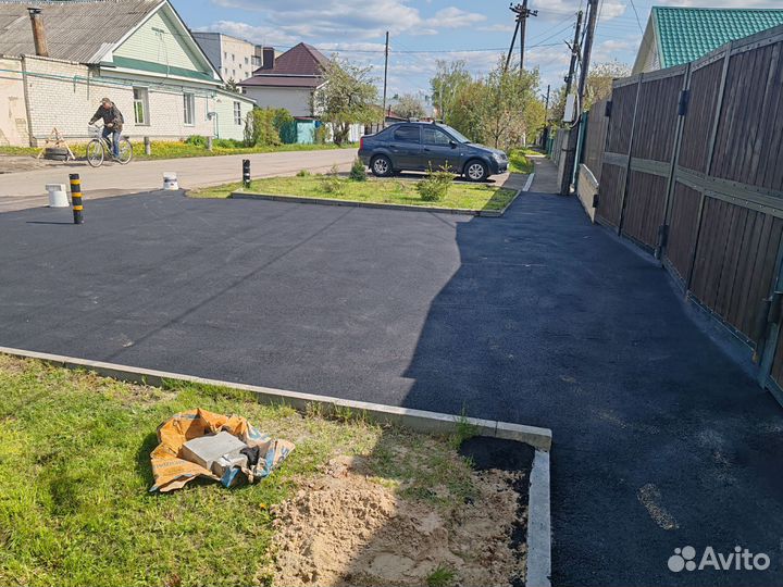 Асфальтирование укладка брусчатки