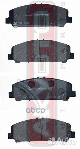 Колодки тормозные дисковые передние AKD-ZC60 AK