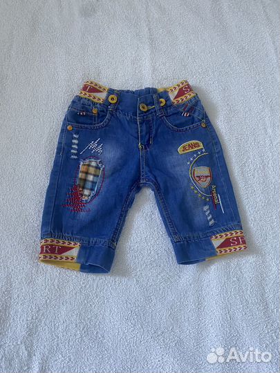 Джинсы 9-12мес