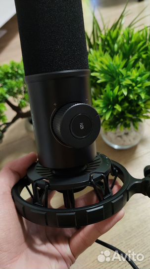 Динамический игровой микрофон fifine K658 Чёрный