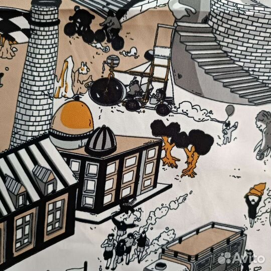 Шелковый платок Hermes