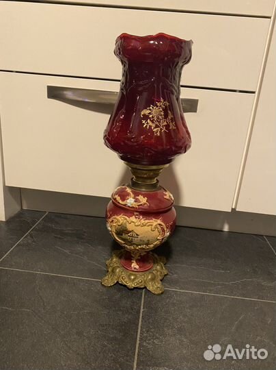 Лампа майолика