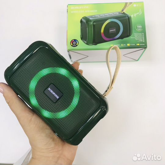 Колонка Bluetooth 5Вт BR17 microSD USB AUX FM