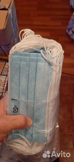 Маски медицинские 3х слойные