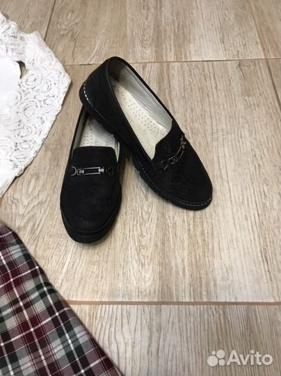 Блузки, юбка, туфли, бомбер на 146-152 пакет