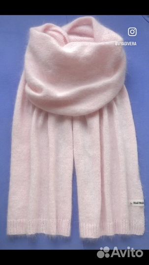 Шарф и митенки Ангора