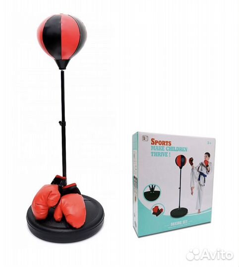 Боксёрская груша детская напольная стоячая 2 кг