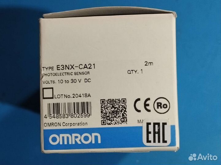Усилитель оптоволоконных датчиков omron E3NX-CA21