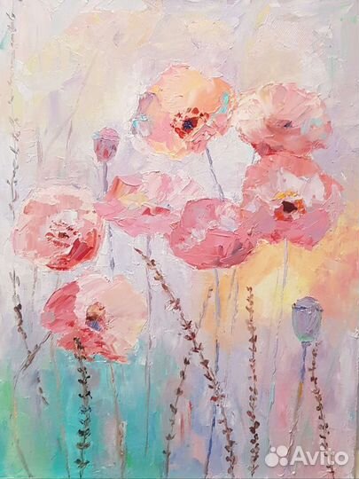 Интерьерная картина. Цветы. Маки