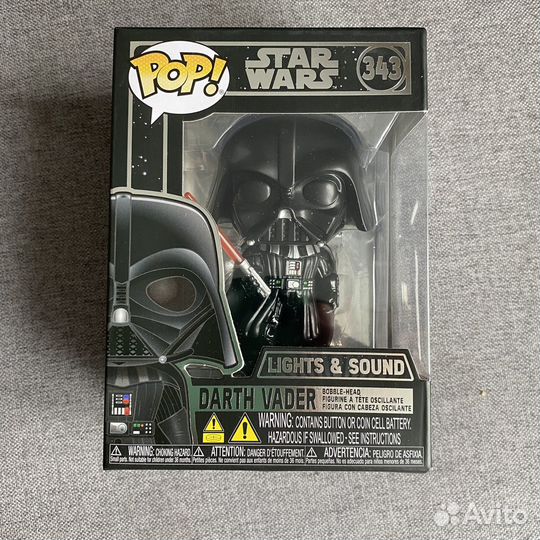 Funko Pop Dart Vader 343 Light & Sound (Новый)