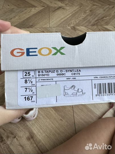 Сандалии geox 25 для девочки