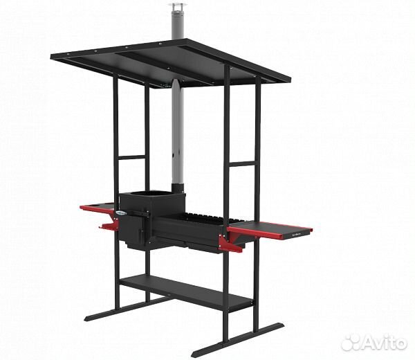 Печь-мангал Искандер-360 Инклайн Эйр NEW + уголь