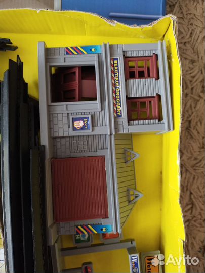 Пластмассовая детская железная дорога 1:87