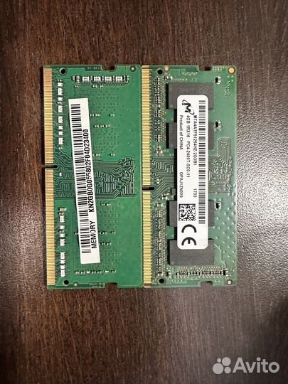 Оперативная память для ноутбука ddr4 6гб