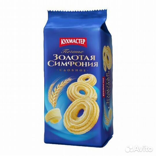 Сдобное печенье Кухмастер Золотая Симфония 150г