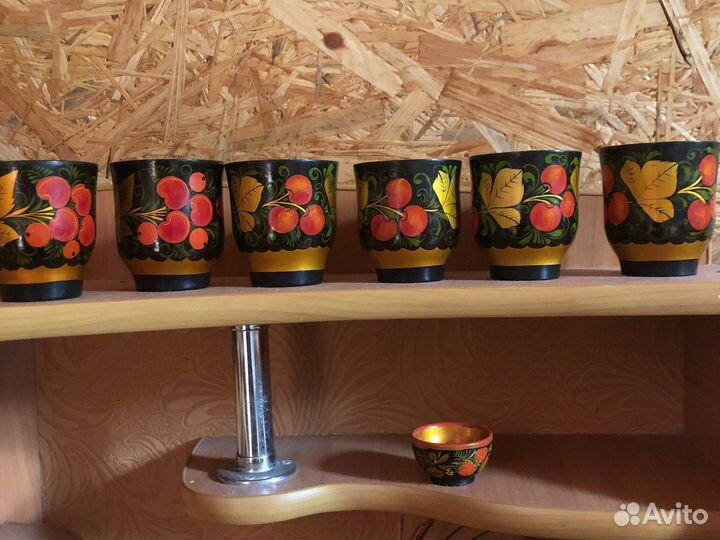 Бокалы хохлома
