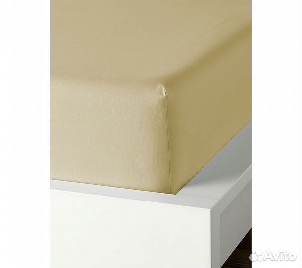 Простынь GoodNight Сатин 160х200х20 Шампань на рез