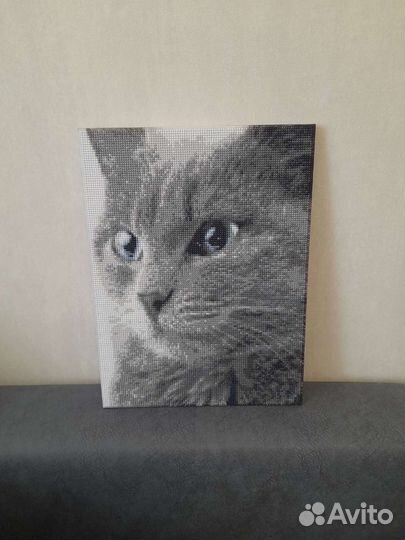 Картина готовая, алмазная мозаика