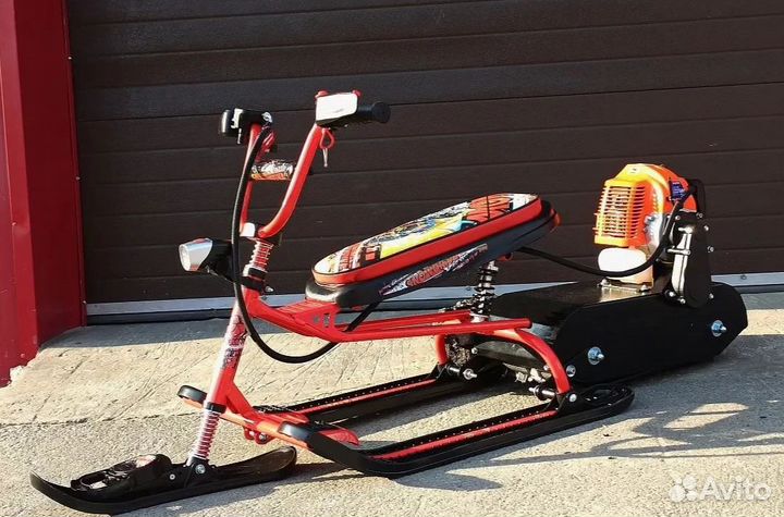 Мотоснегокат X-motors двухместный