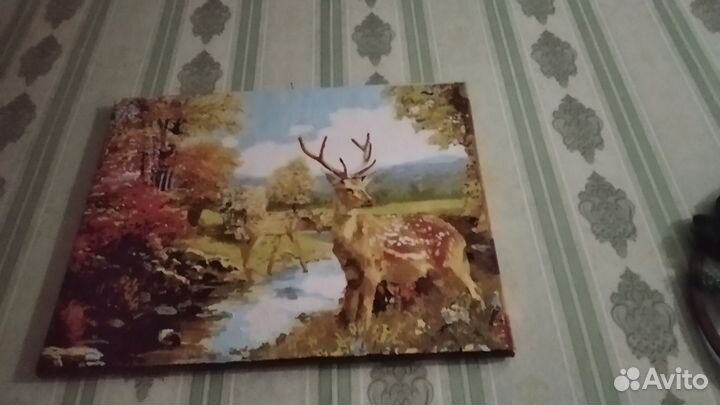 Картины по номерам раскрашенная