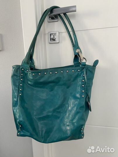 Сумка женская натуральная кожа италия